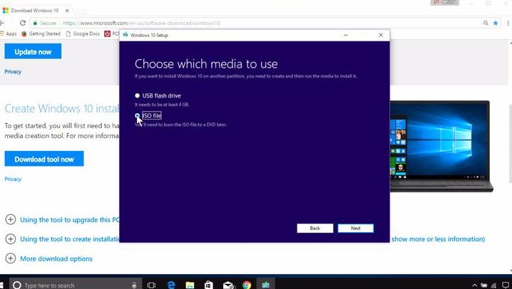 Hvordan installerer du Windows 10.